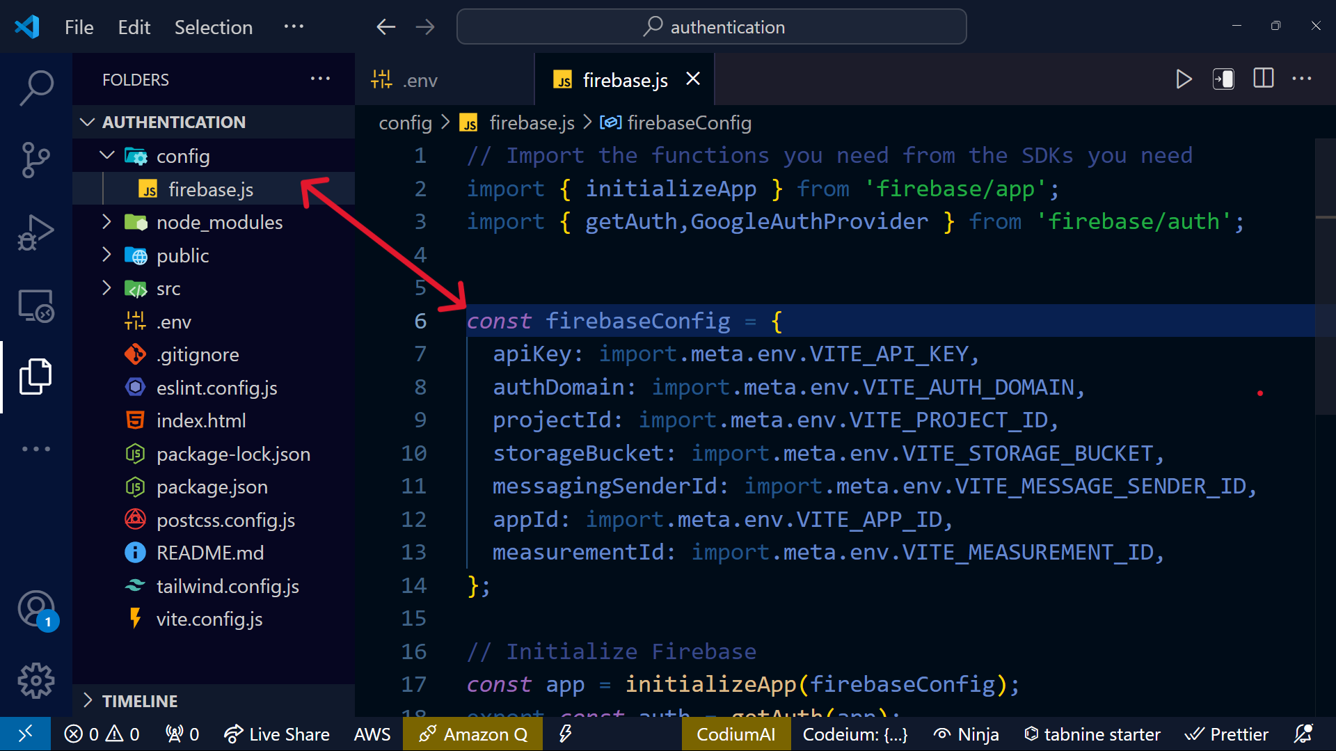 فایل Firebase