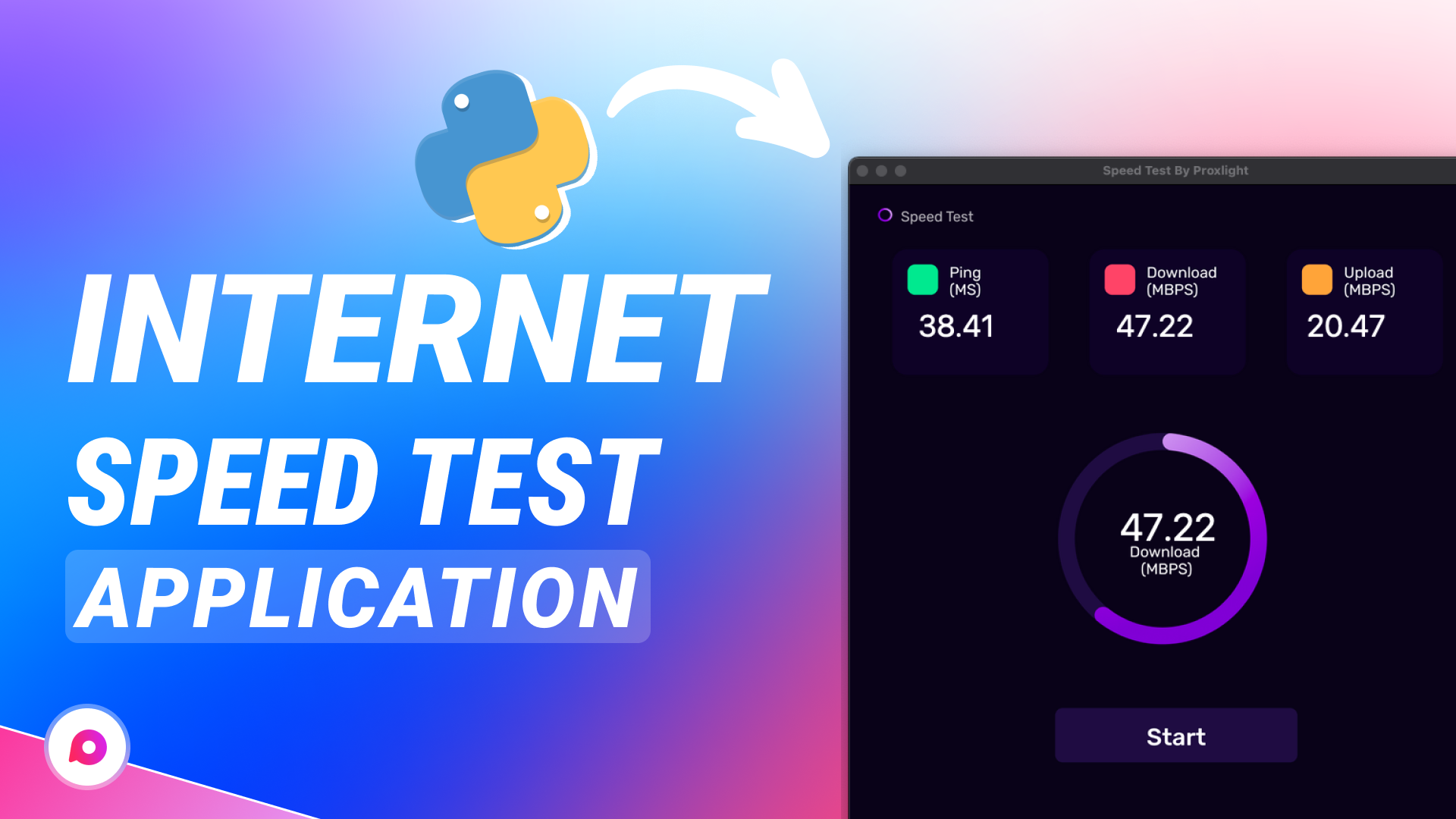 🚀 Build an Internet Speed Test Application with Python & Tkinter