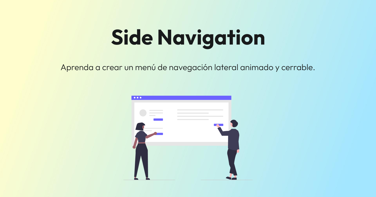 Side Navigation