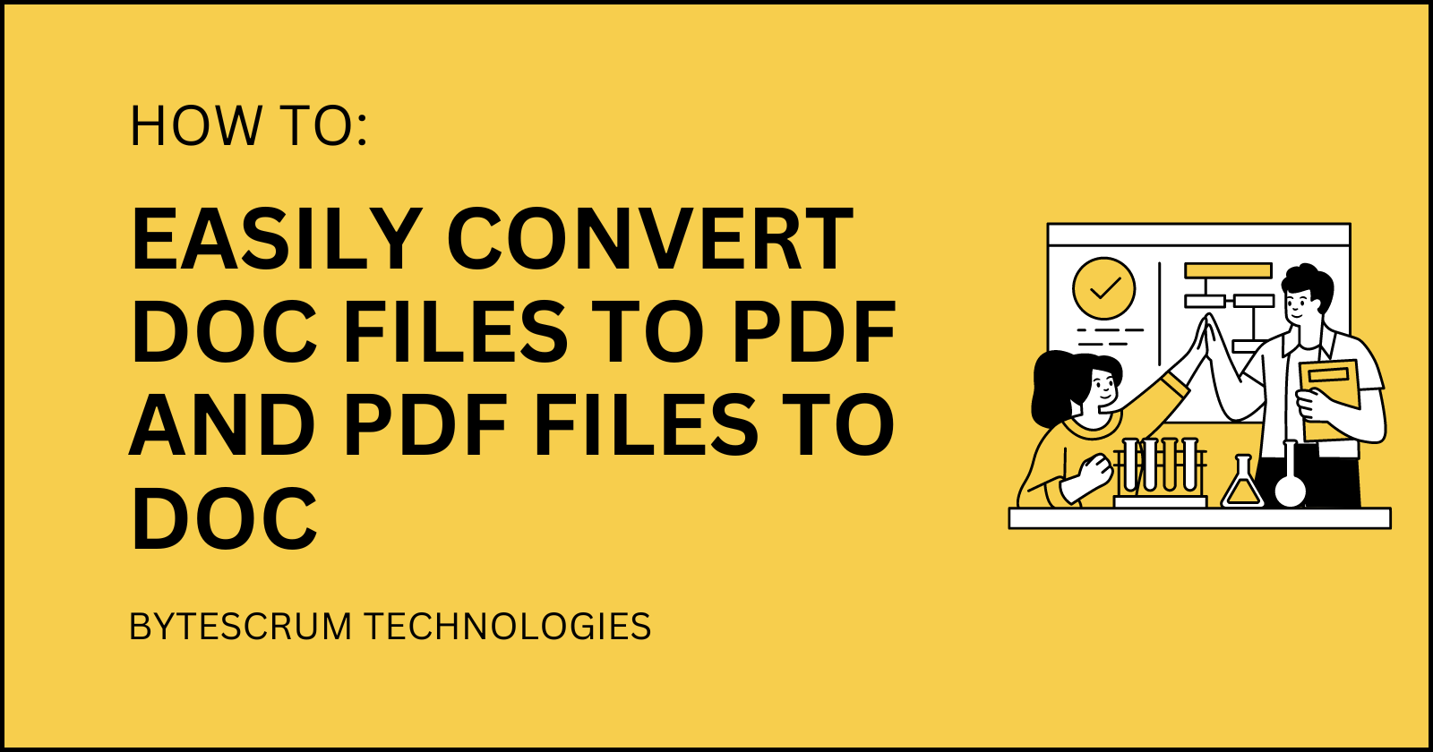 How to Easily Convert DOC Files to PDF and PDF Files to DOC