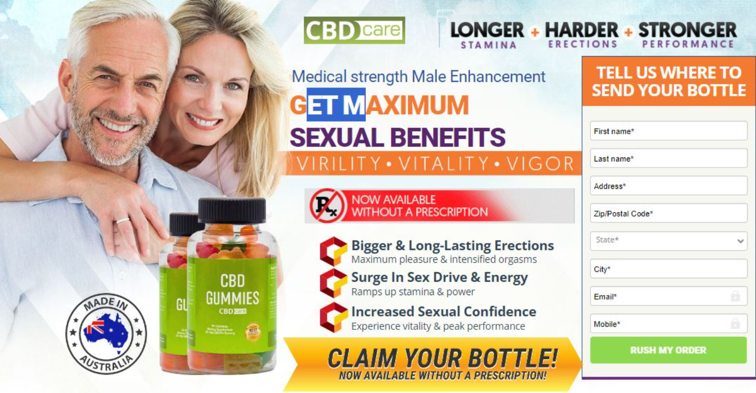 CBD Care Male Enhancement Gummies AU: Elevate Your Performance Naturally