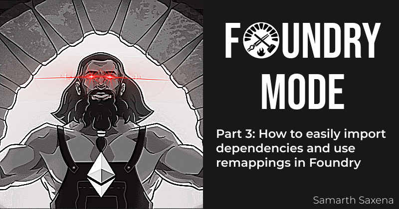 How to easily import dependencies and use remappings in Foundry