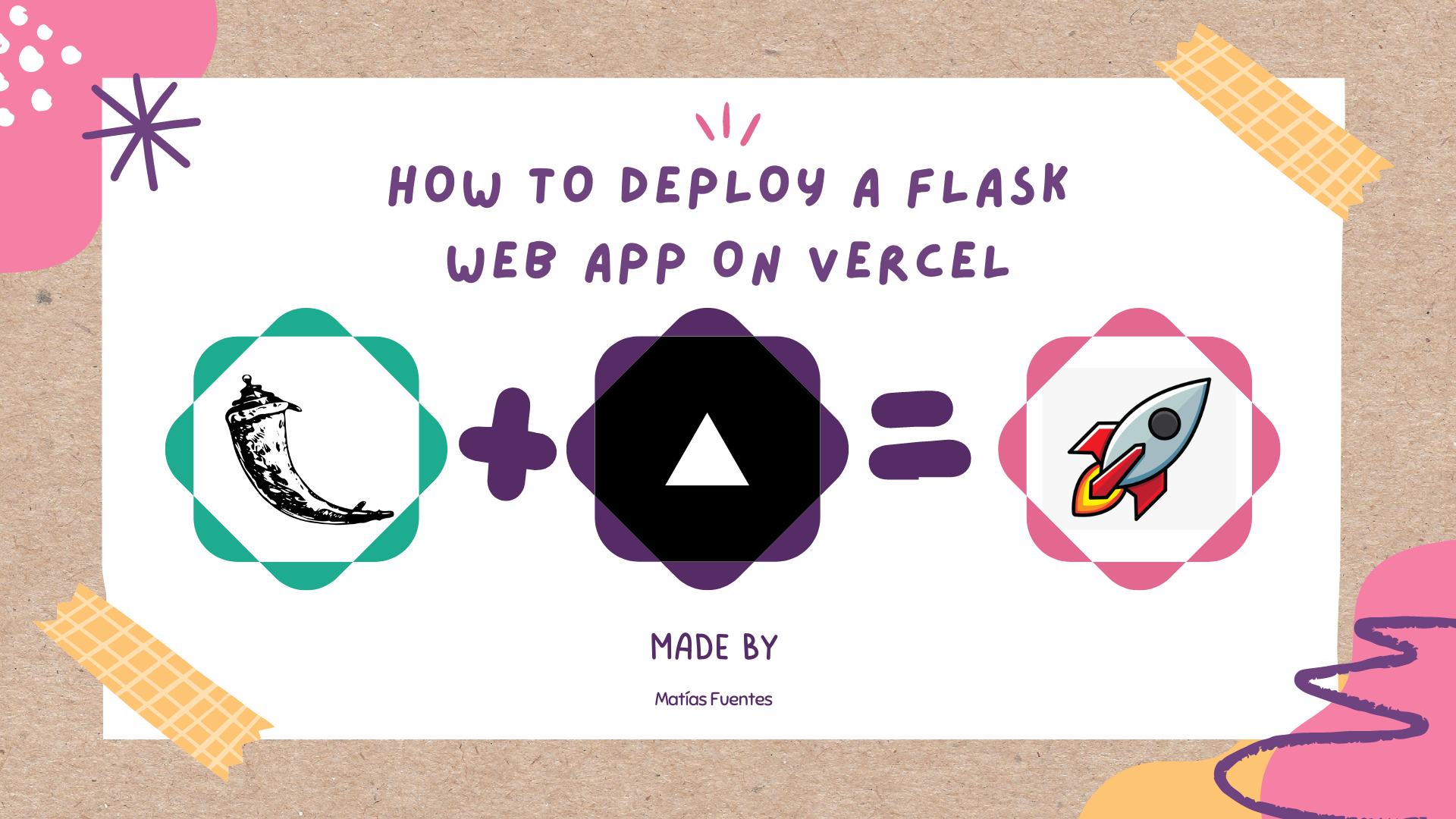 How to Deploy a Flask Web App on Vercel