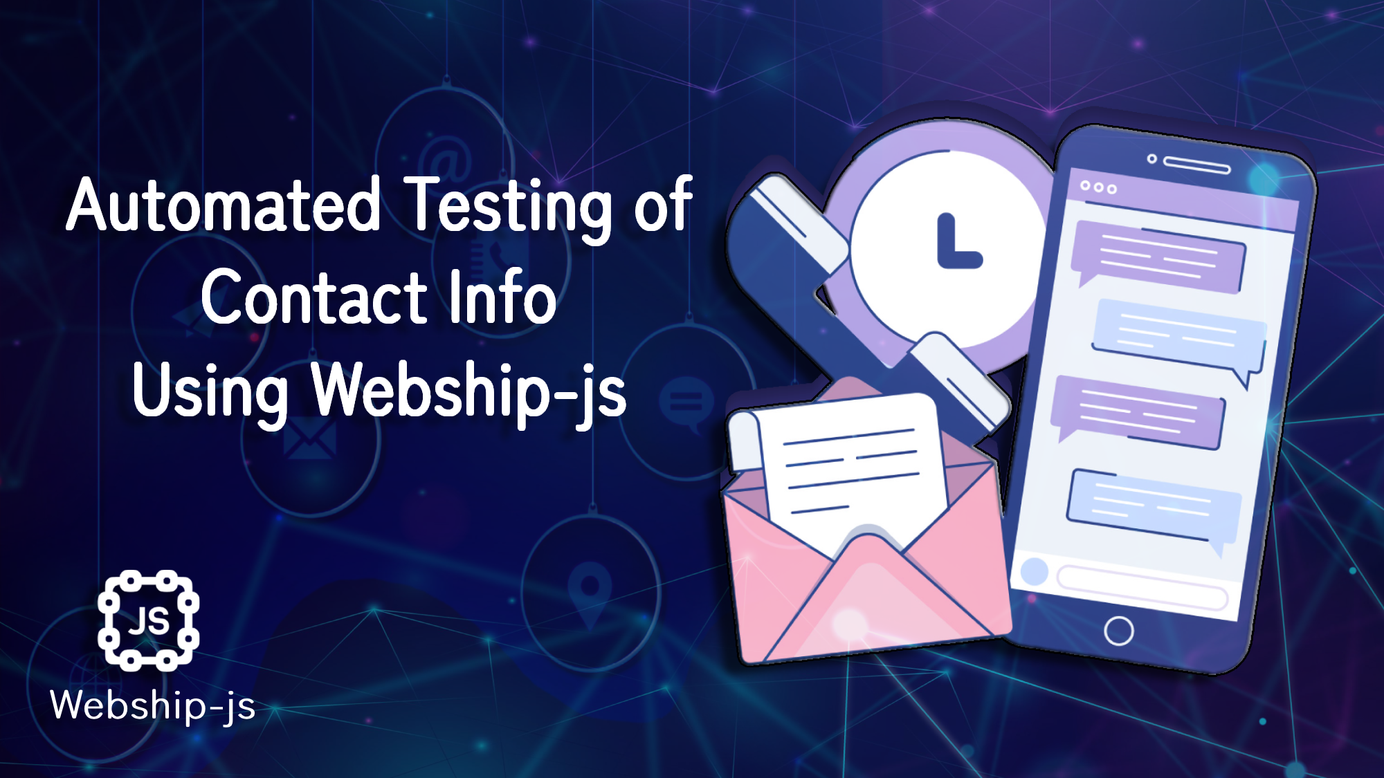 Automated Testing of Contact Info Using Webship-js