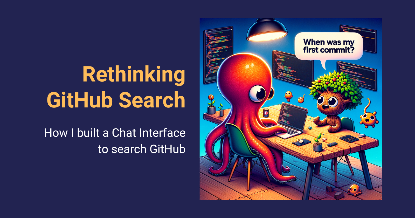 Rethinking GitHub Search: How I built a Chat Interface to search GitHub