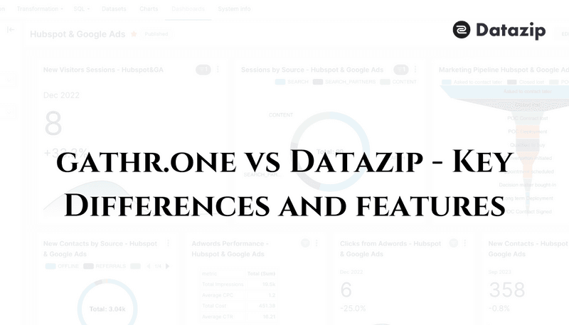 Gathr.one vs Datazip - Key Features & Differences