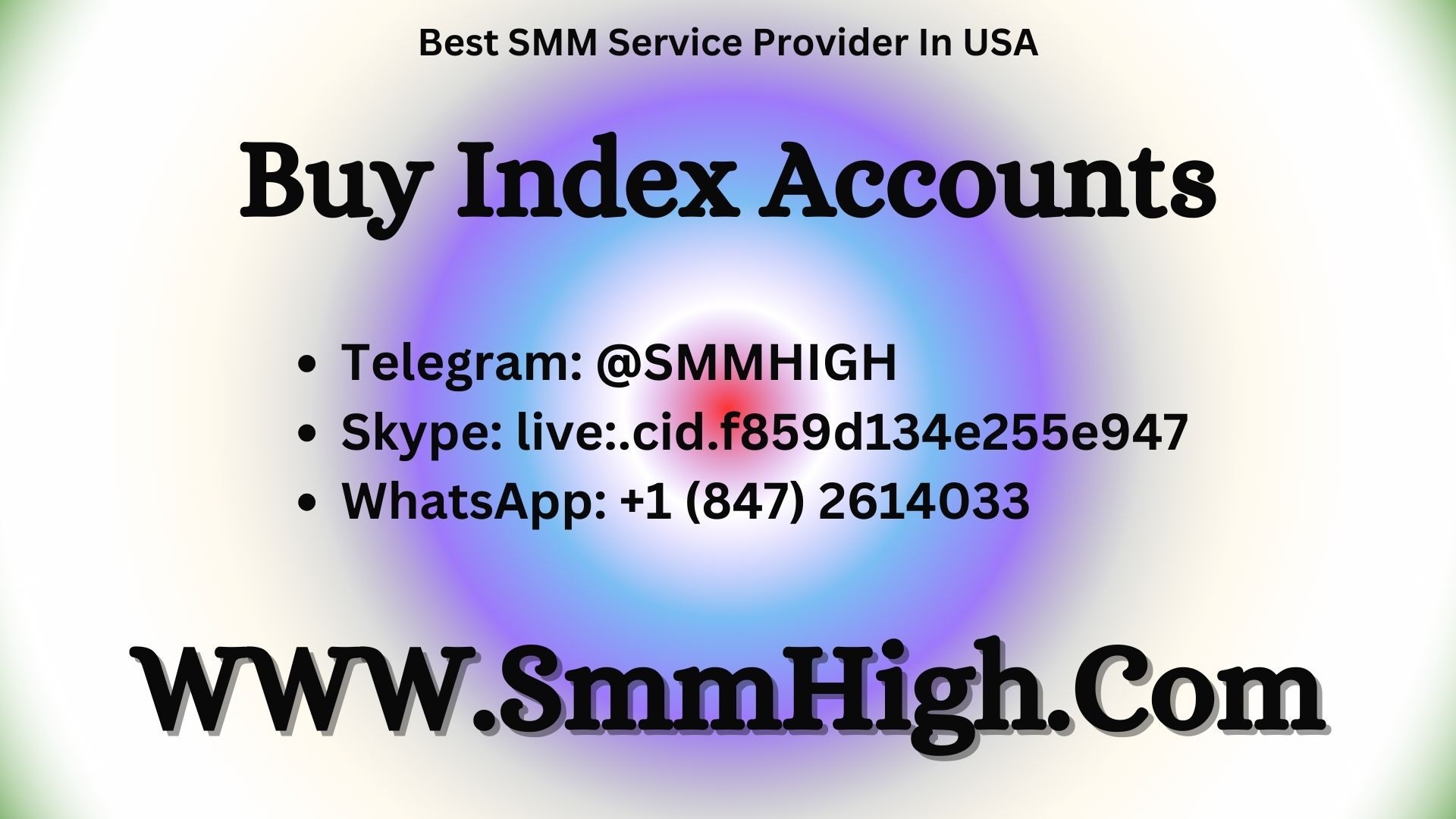 Buy Index Accounts