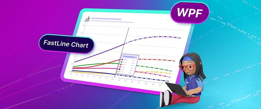 Create a WPF FastLine Chart to Analyze Global Population Trends by Age Group