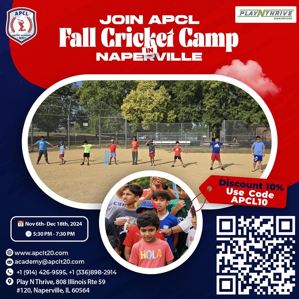 A Guide to the APCL Fall Cricket Camp in Naperville: Training, Techniques, and Team Spirit