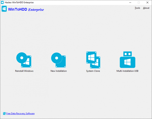 Full WinToHDD Enterprise Version
