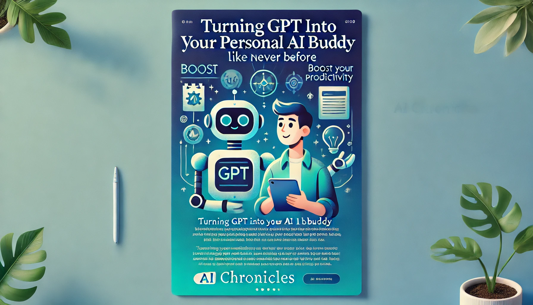 Turning GPT Into Your Personal AI Buddy: Boost Your Productivity Like Never Before