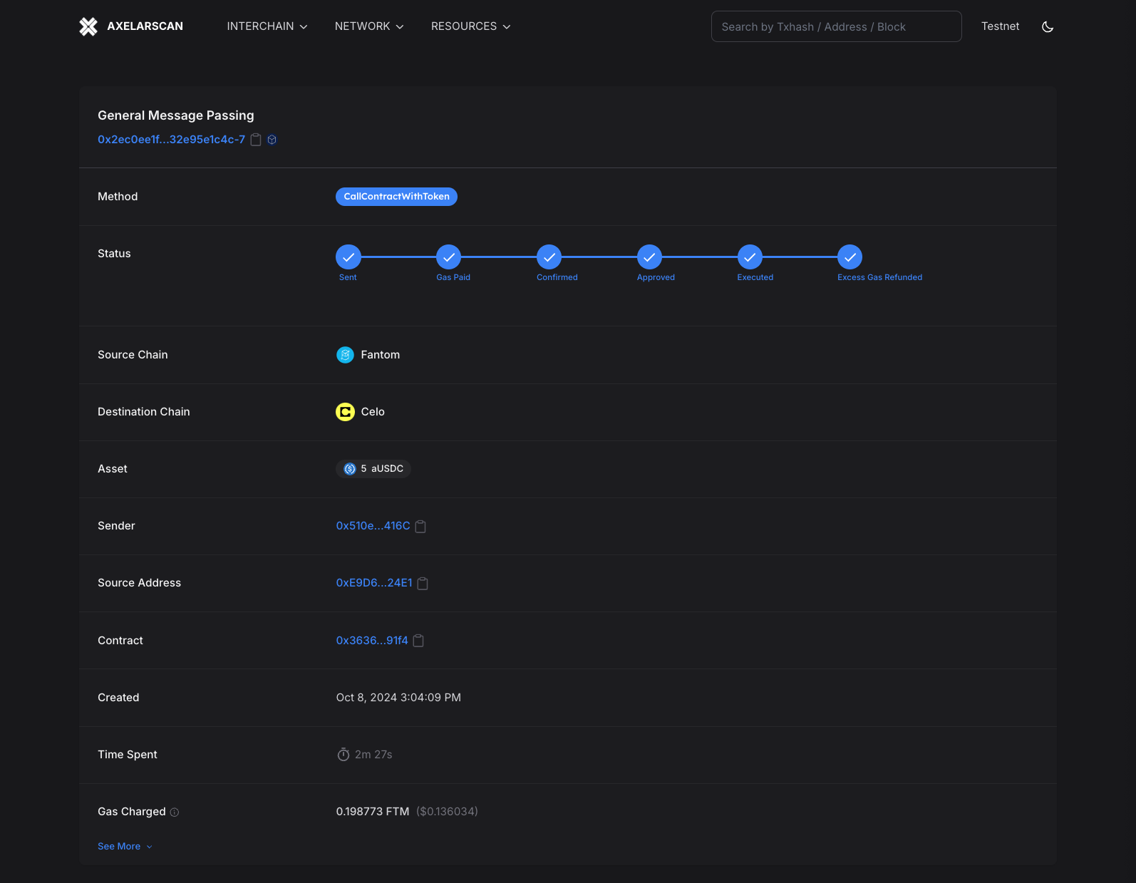 Transaction details