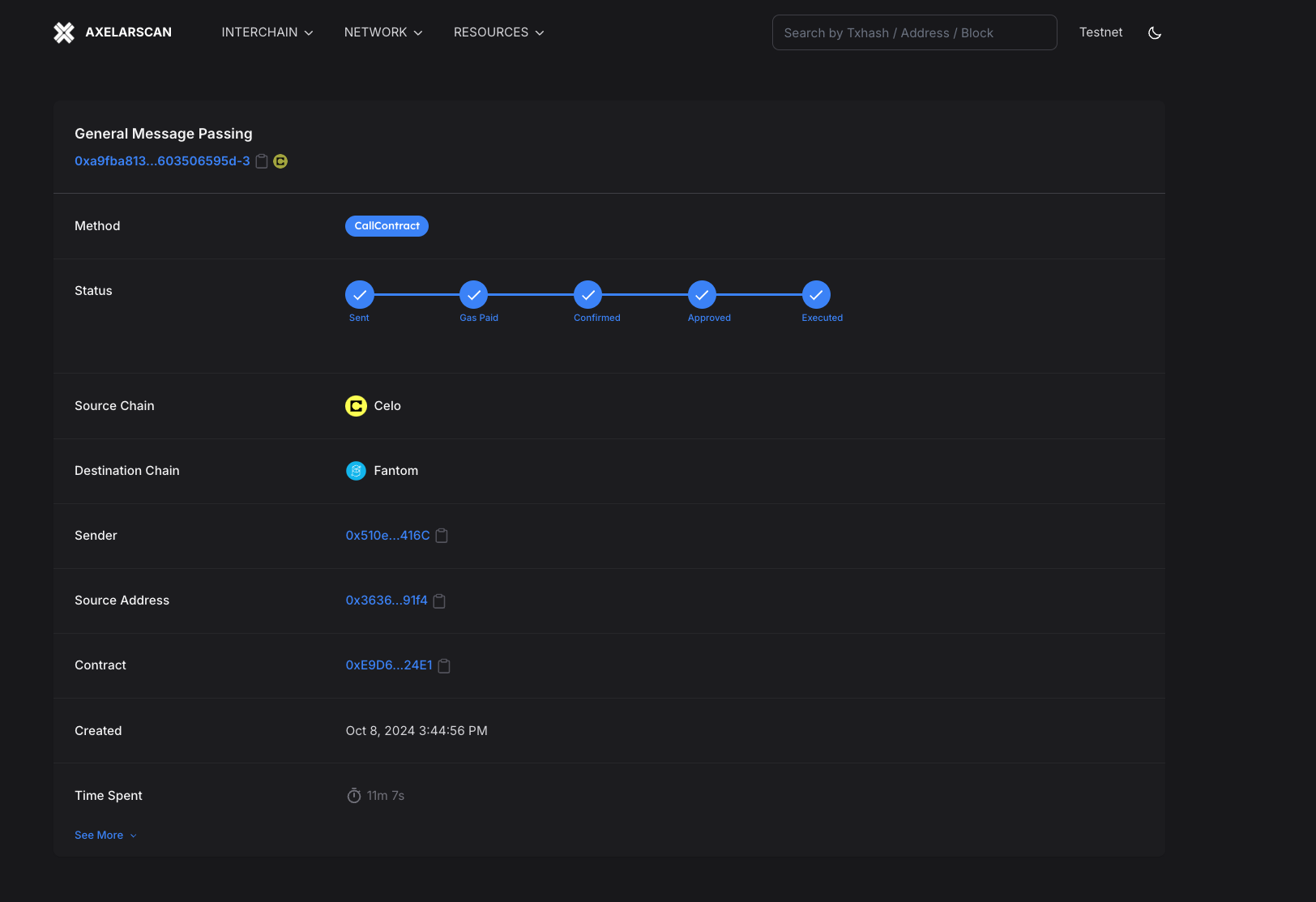 Transaction details