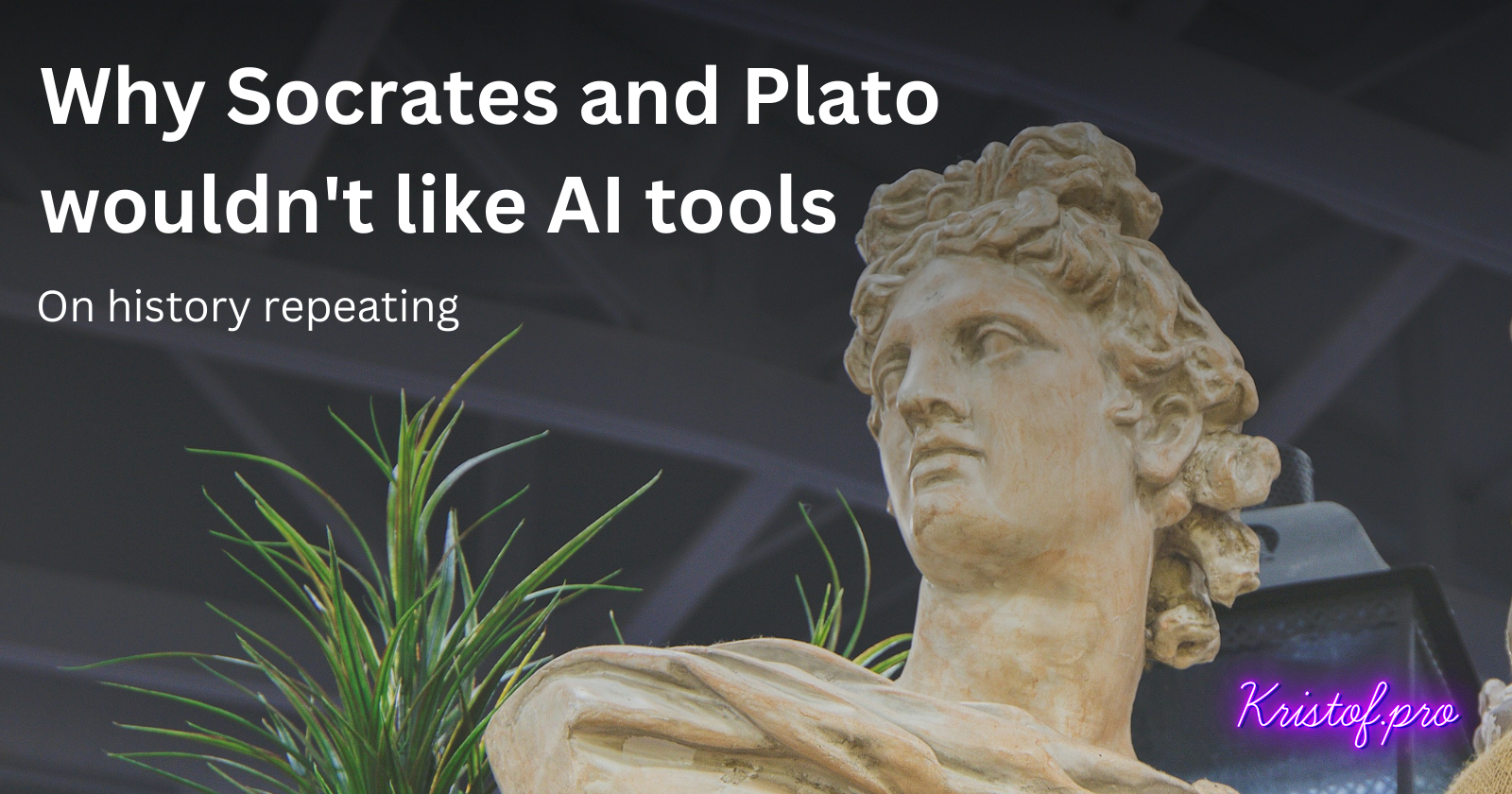 Why Socrates and Plato wouldn't like AI tools