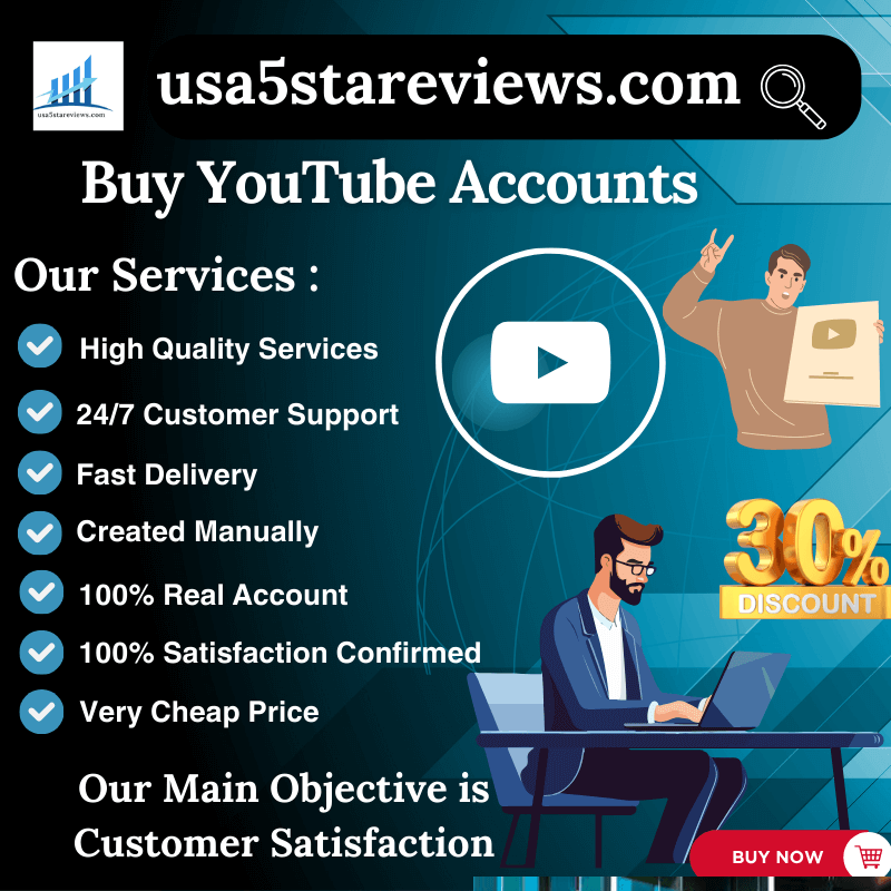 Buy YouTube Accounts
24 Hours Reply/Contact
Skype : usa5stareviews
live:.cid.5b766f5303a04ec8
Telegram: @usa5stareview
Email: usa5stareviews@gmail.com