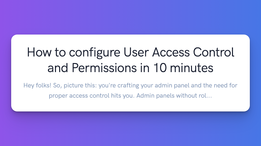 Backpack - Configure User Access Control and Permissions in 10 minutes