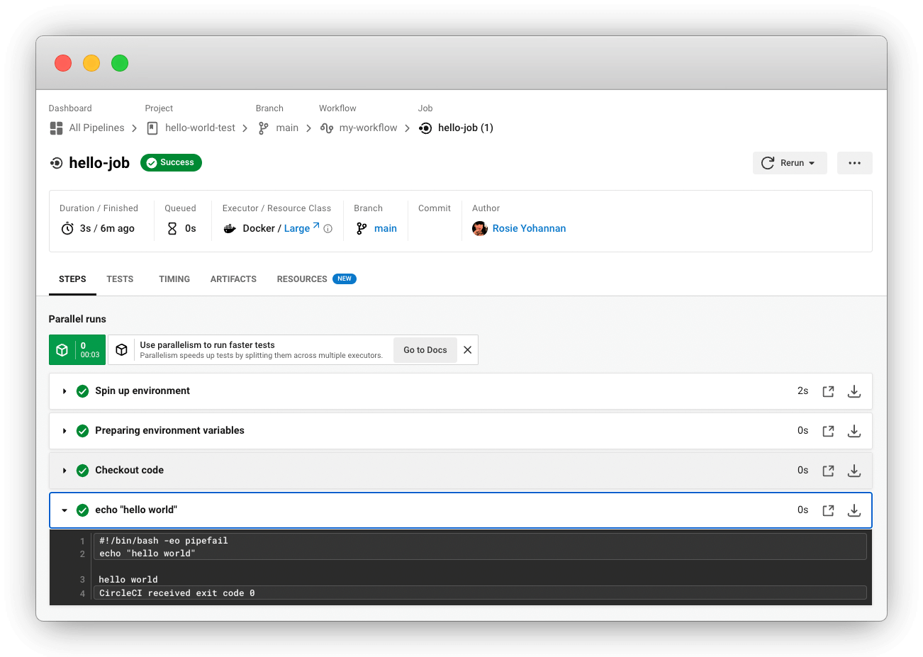 CircleCI Dashboard