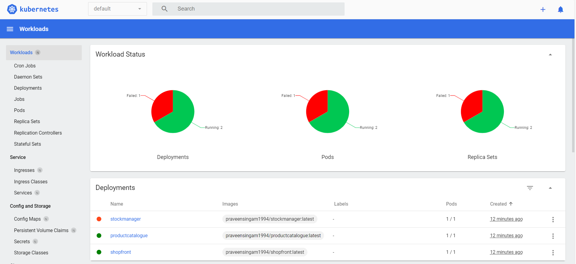 DEPLOY 3 PODS IN k8 AND CHECK THE
ENDPOINTS / VISUALISE k8s DASHBOARD