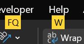 one vs two letter shortcut sequences