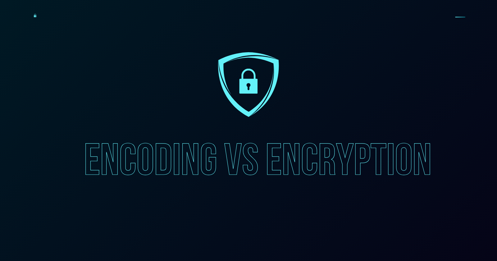 Encoding vs Encryption: A Technical Comparison and Explanation