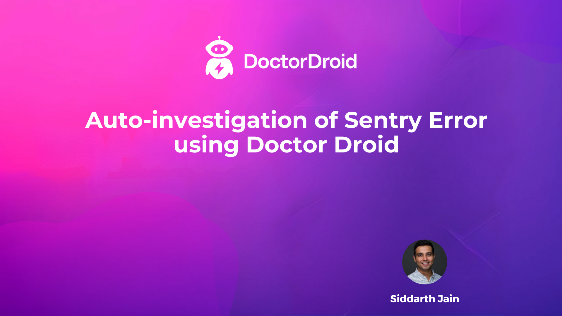 How to investigate Sentry Alert with Doctor Droid