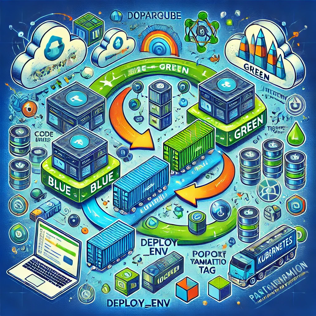 Seamless Blue-Green Deployment of Node.js App on Kubernetes