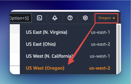 AWS Region Selector