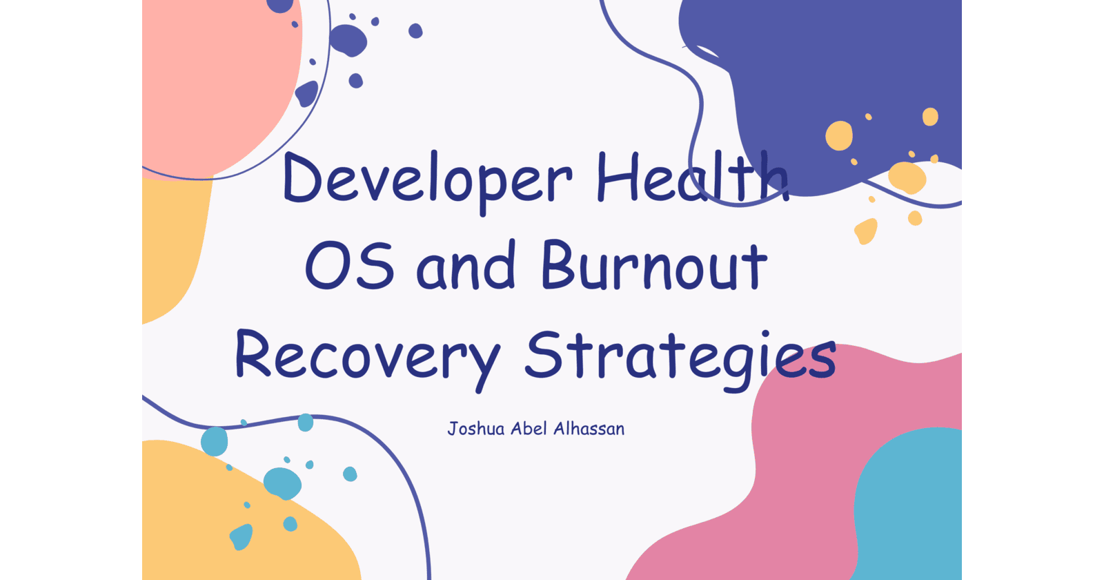 Developer Health OS and Burnout Recovery Strategies