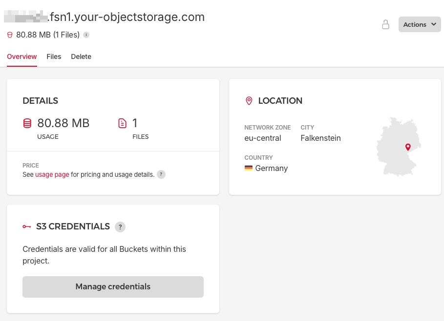 How to Add Hetzner S3 Object Storage to Laravel 11 App