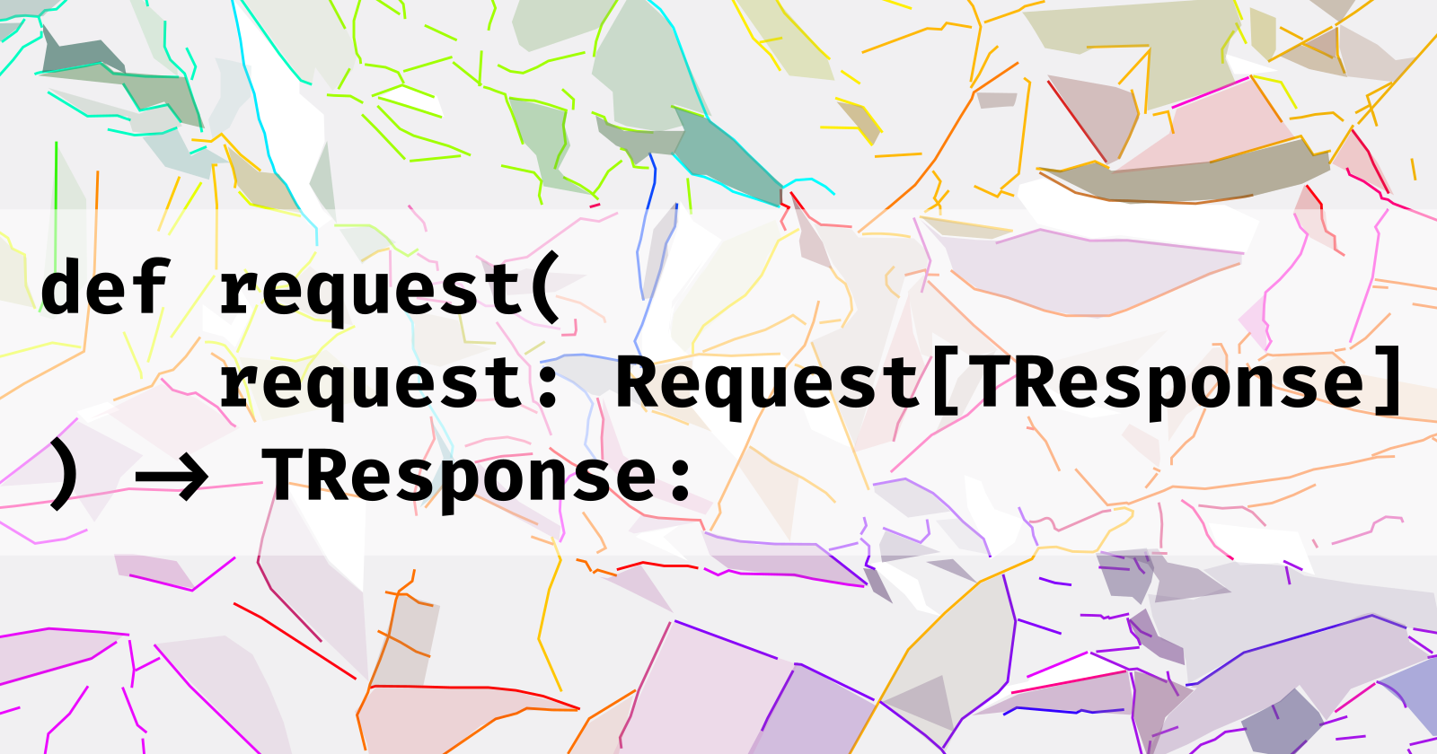 Python: Generic Request -> Response Protocol