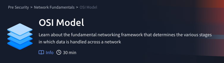 Network Fundamentals: OSI Model (TryHackMe)