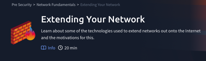 Networking Fundamentals: Extending Your Network (TryHackMe)