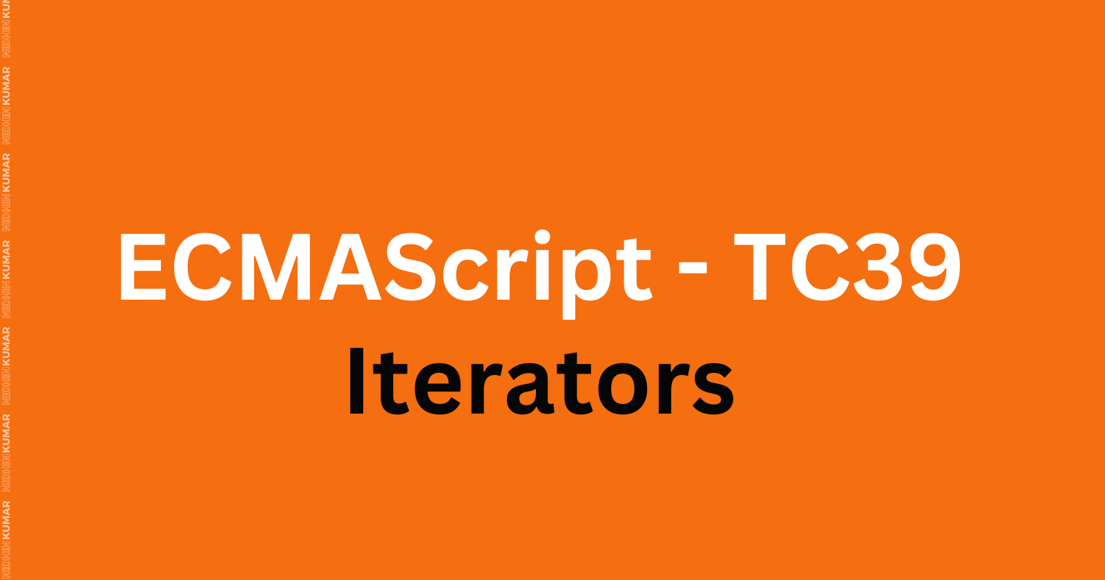 ECMAScript TC39 - Iterators