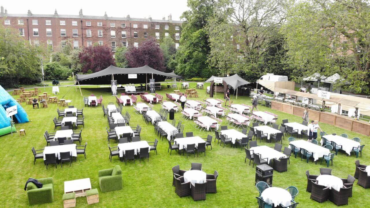 Elegant Wedding Planning & Outdoor Dining in Dublin
