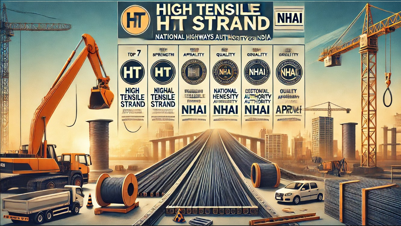 Top 7 NHAI-Approved HT Strand Brands for Reliable Construction Project