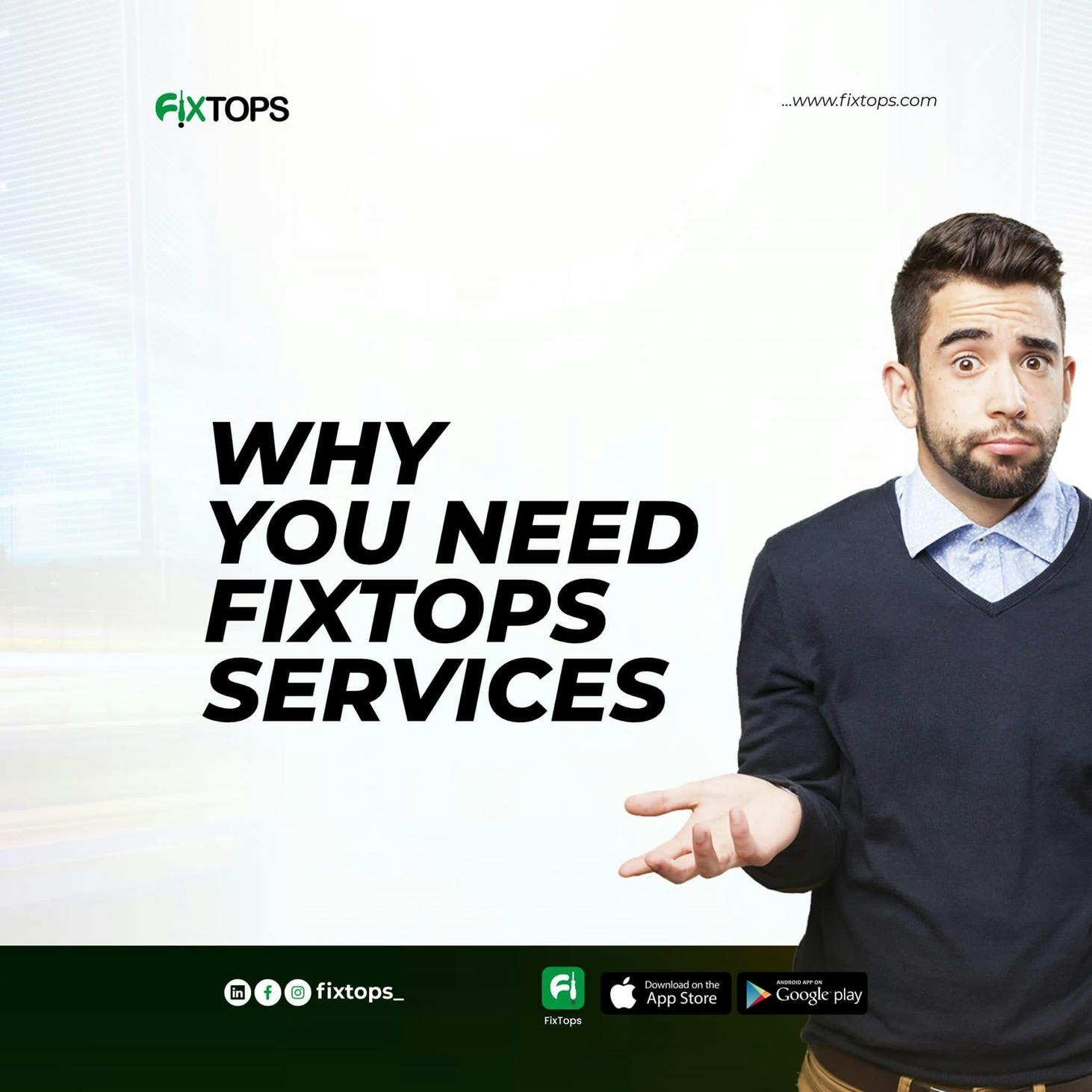 At Fixtops, we don’t just hire technicians—we carefully select and train professionals 