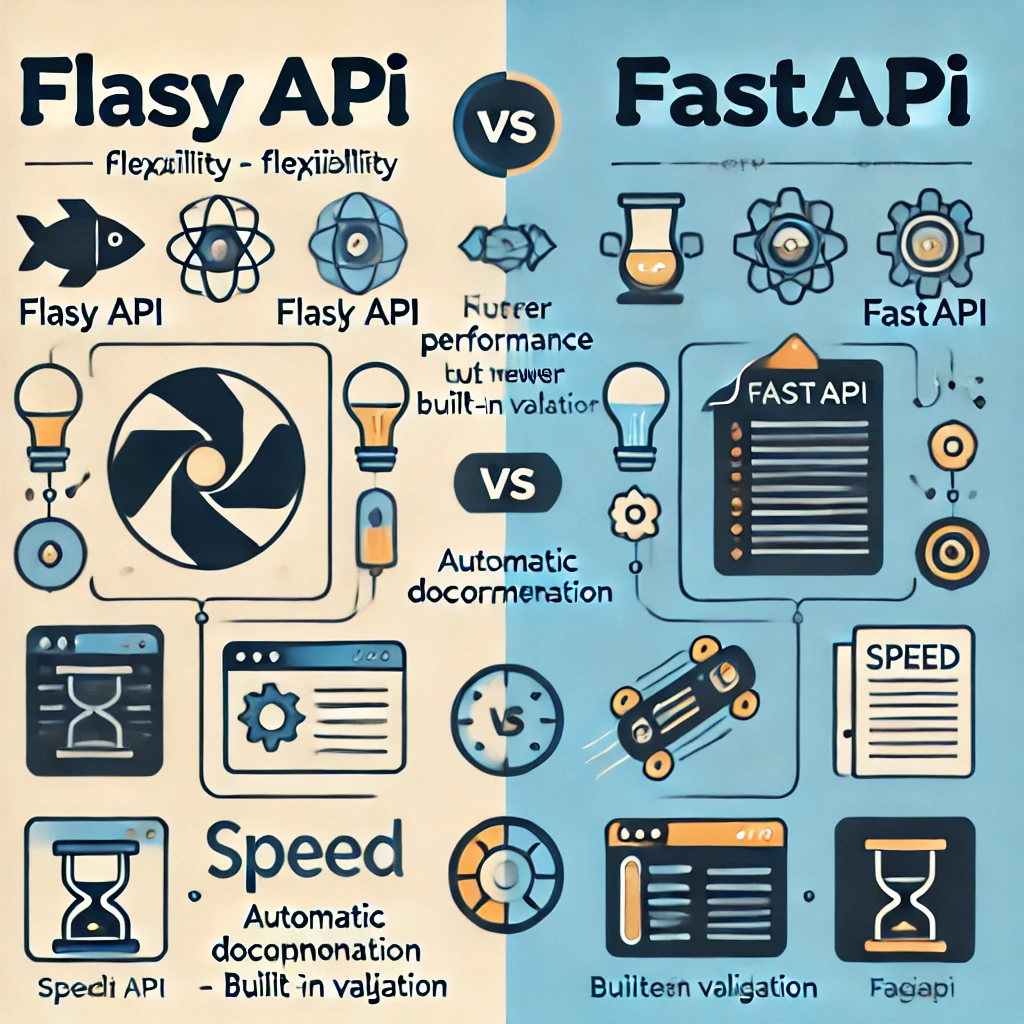 What is the difference between Flask API and Fast API