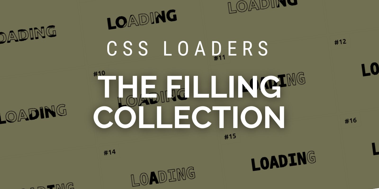 How to Create Filling CSS Loaders Using One Element