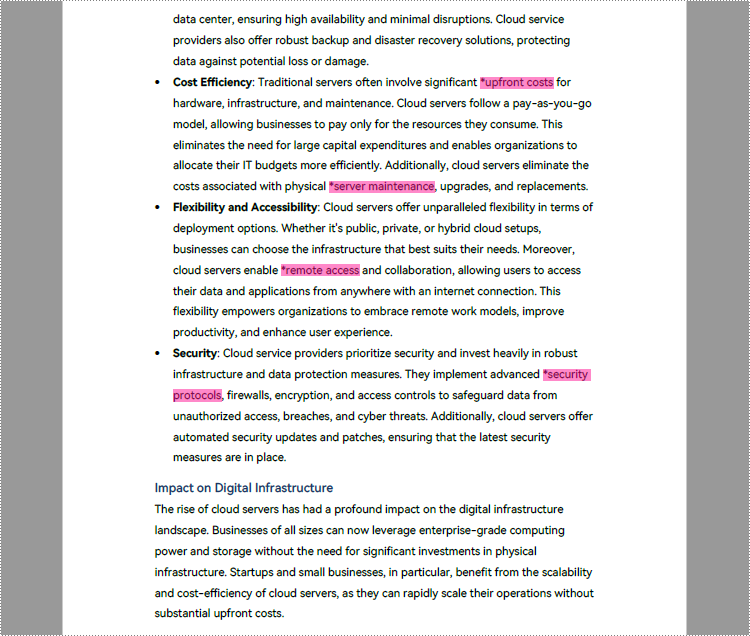 Highlight Text with Regular Expression