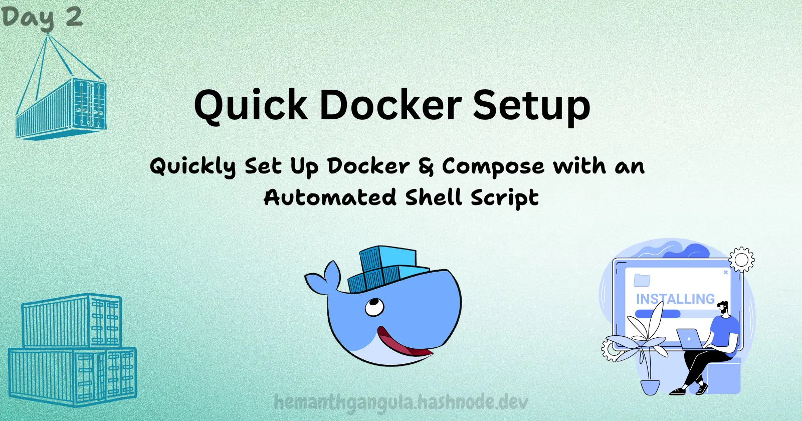 Setting Up Docker Locally or on a VM/EC2 with Just 2 Commands