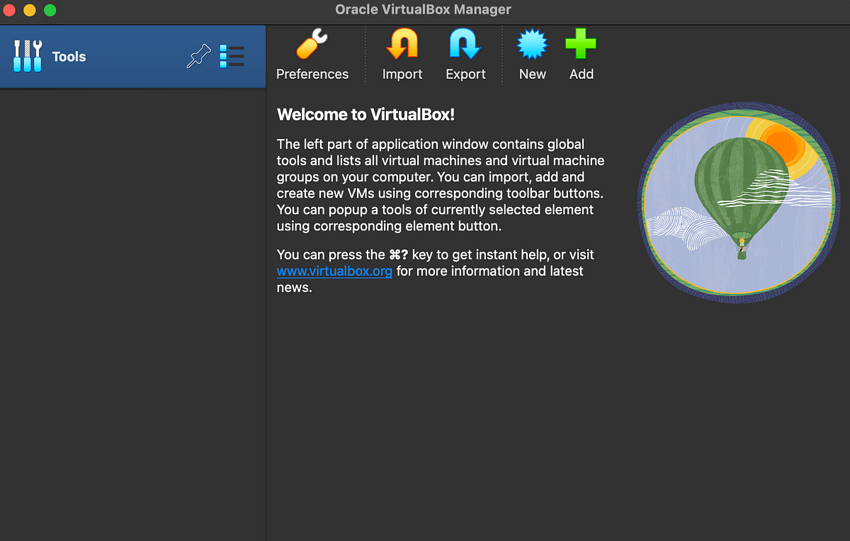 Virtualbox home