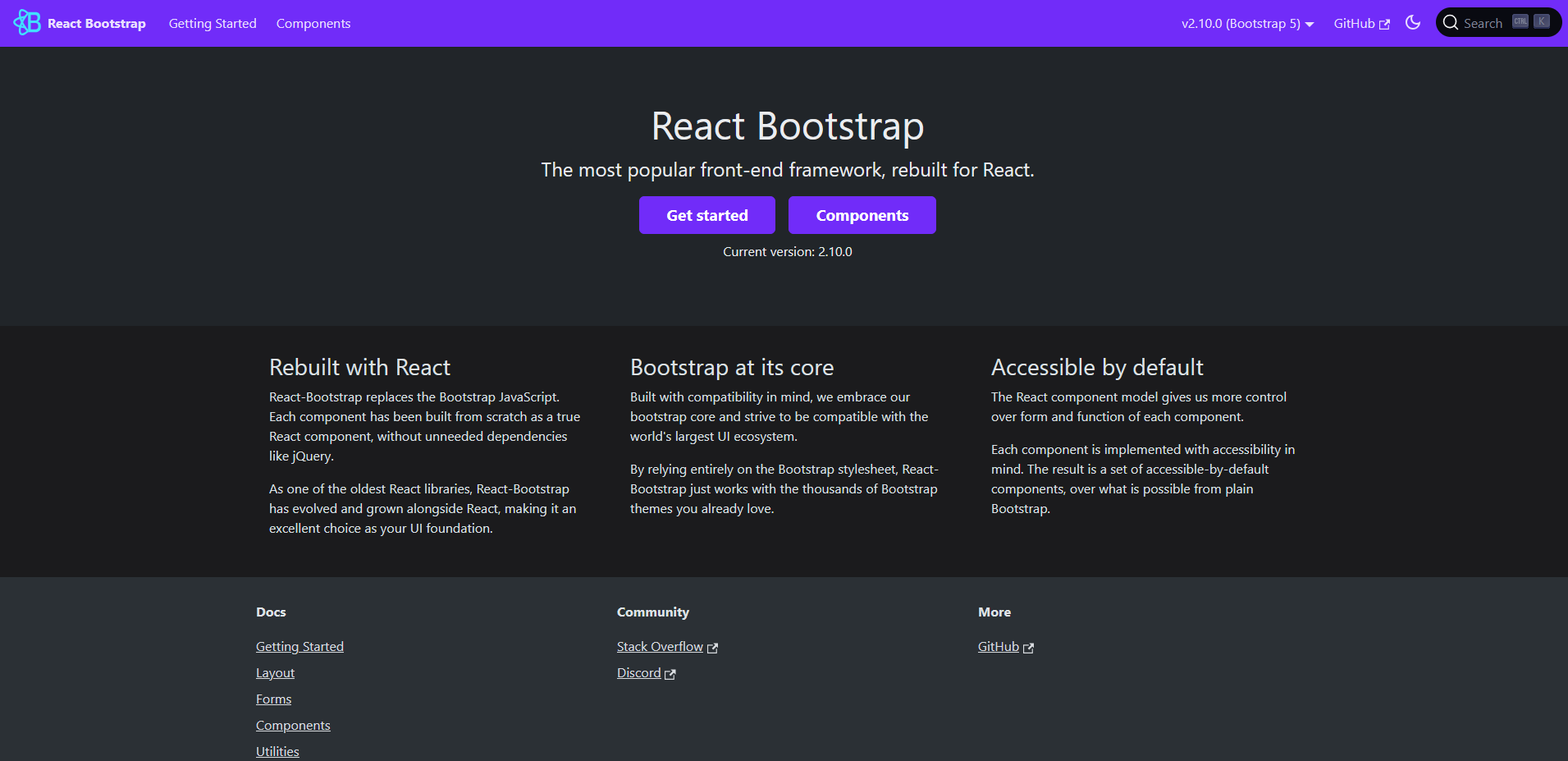 React Bootstrap