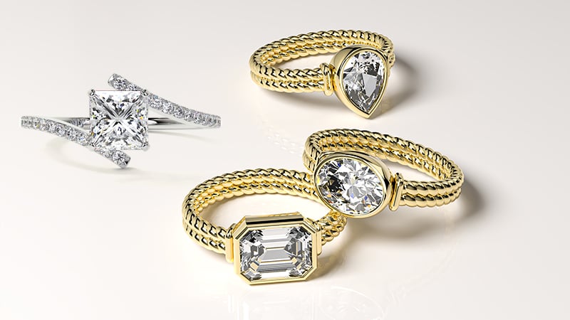Diamond Rings for Every Occasion: From Engagement to 1st Anniversary