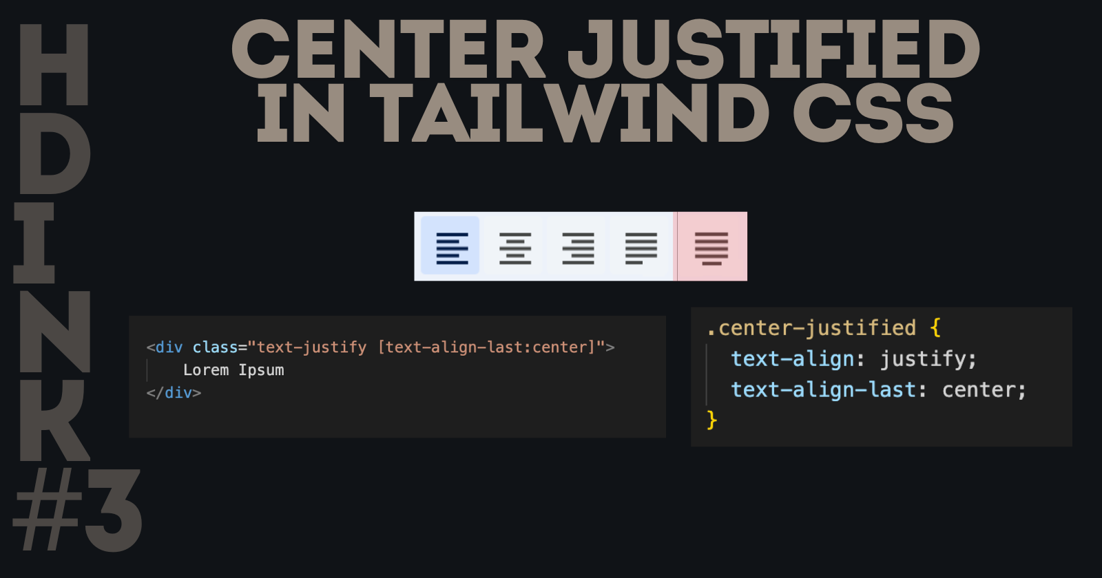 How Did I Not Know? 👀 #3 Center justified in tailwind CSS