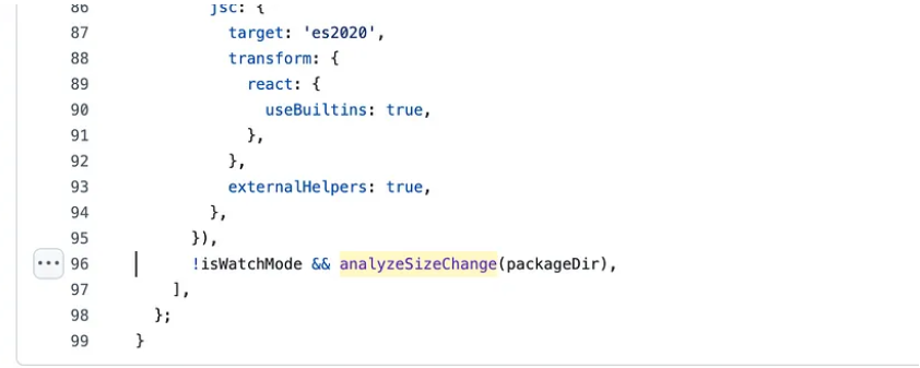 rollup-plugin-analyzer usage in trpc scripts