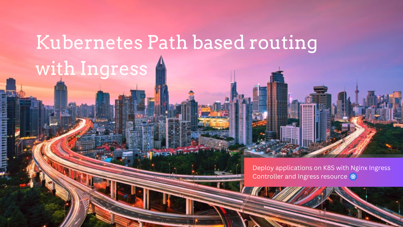 Kubernetes path based routing using Ingress