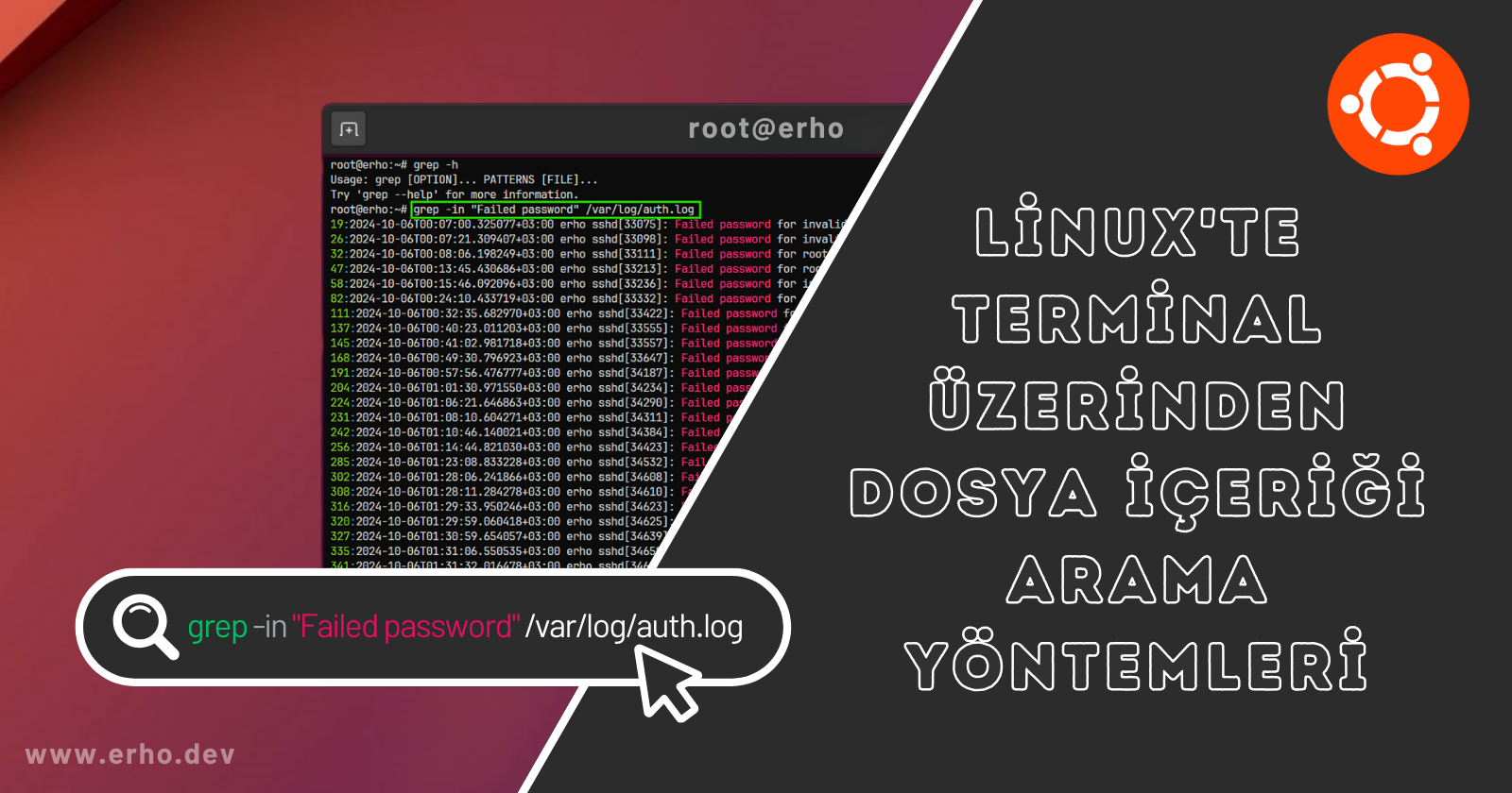 Linux'te Terminal Üzerinden Dosya İçeriği Arama Yöntemleri