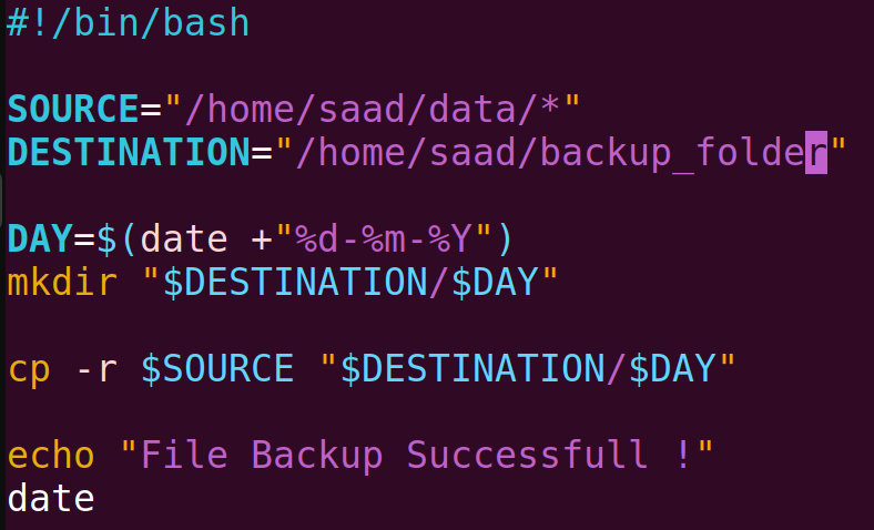 backup.sh file