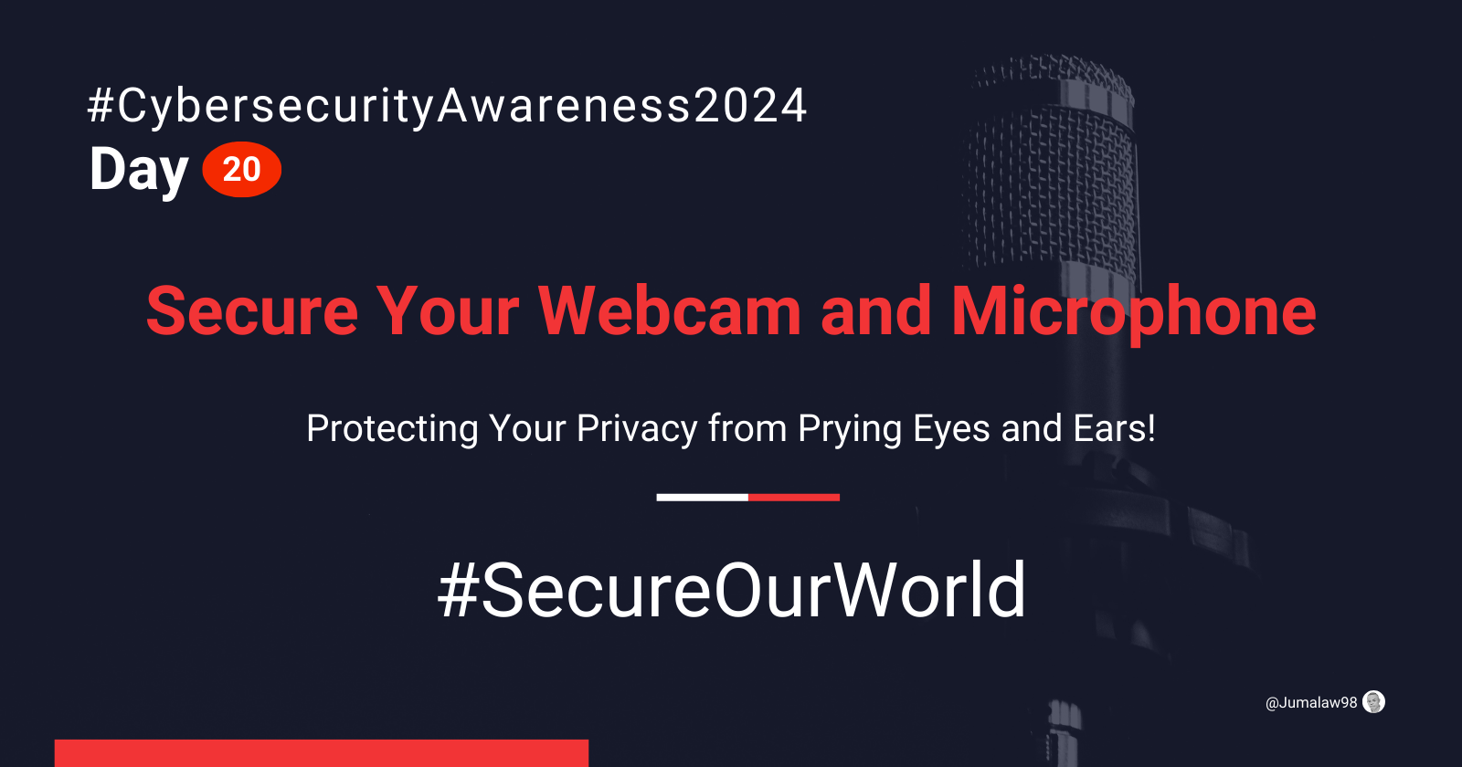 Day 20: Secure Your Webcam and Microphone