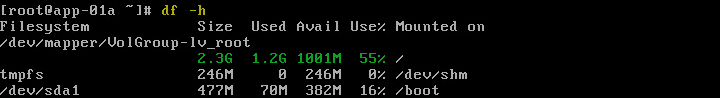 Figure-22 File system size increased